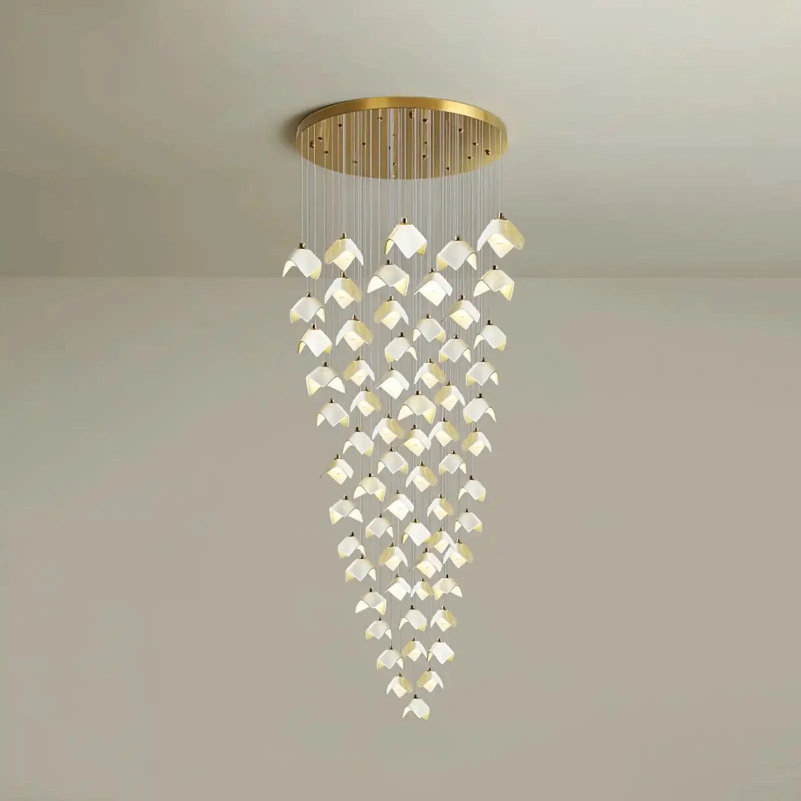 Orlani Bloom Cascade Stairs Chandelier - Joyfuzzy