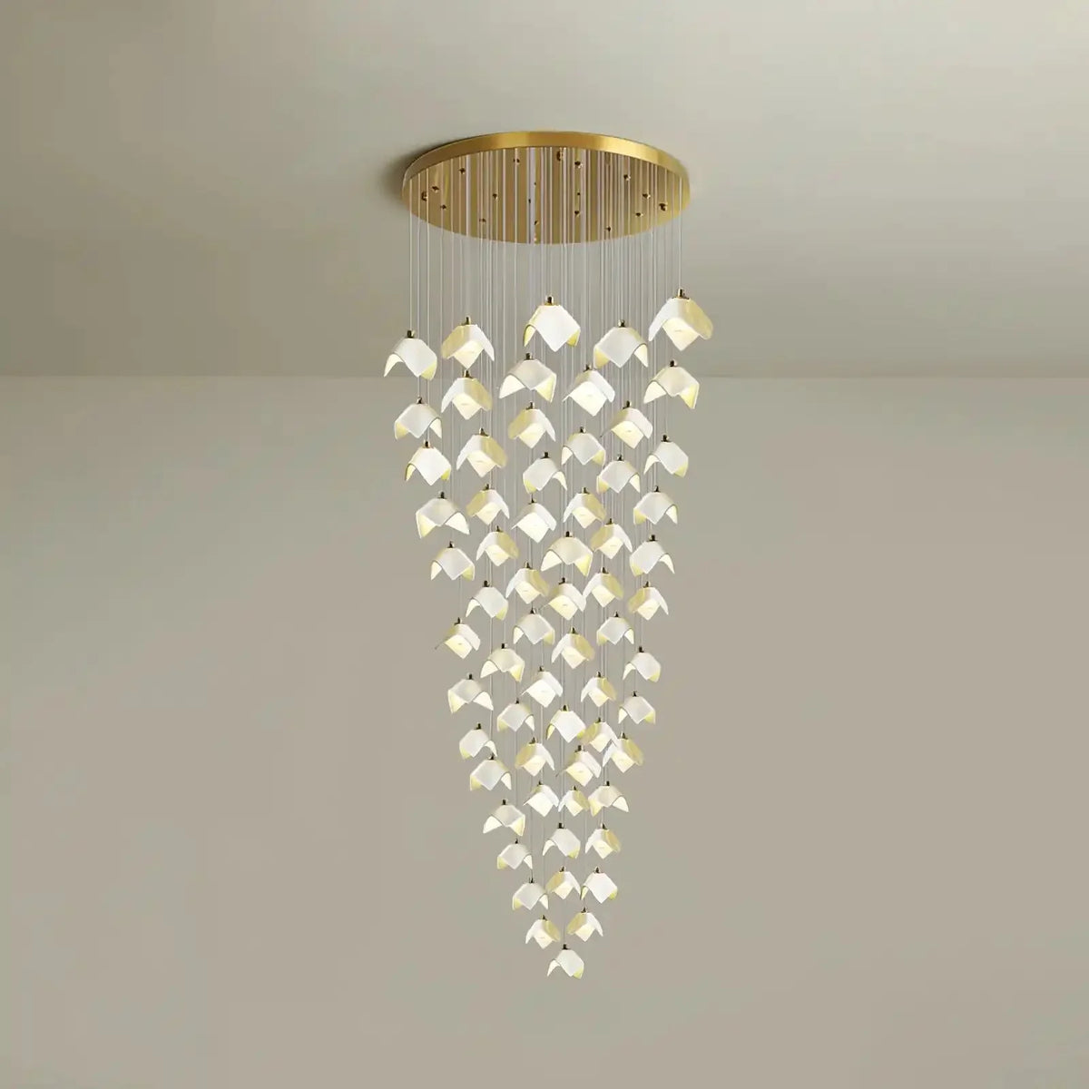 Orlani Bloom Cascade Stairs Chandelier - Joyfuzzy
