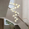 Orlani Bloom Cascade Stairs Chandelier - Joyfuzzy