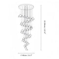 Orlani Bloom Cascade Stairs Chandelier - Joyfuzzy