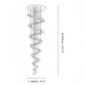 Orlani Bloom Cascade Stairs Chandelier - Joyfuzzy
