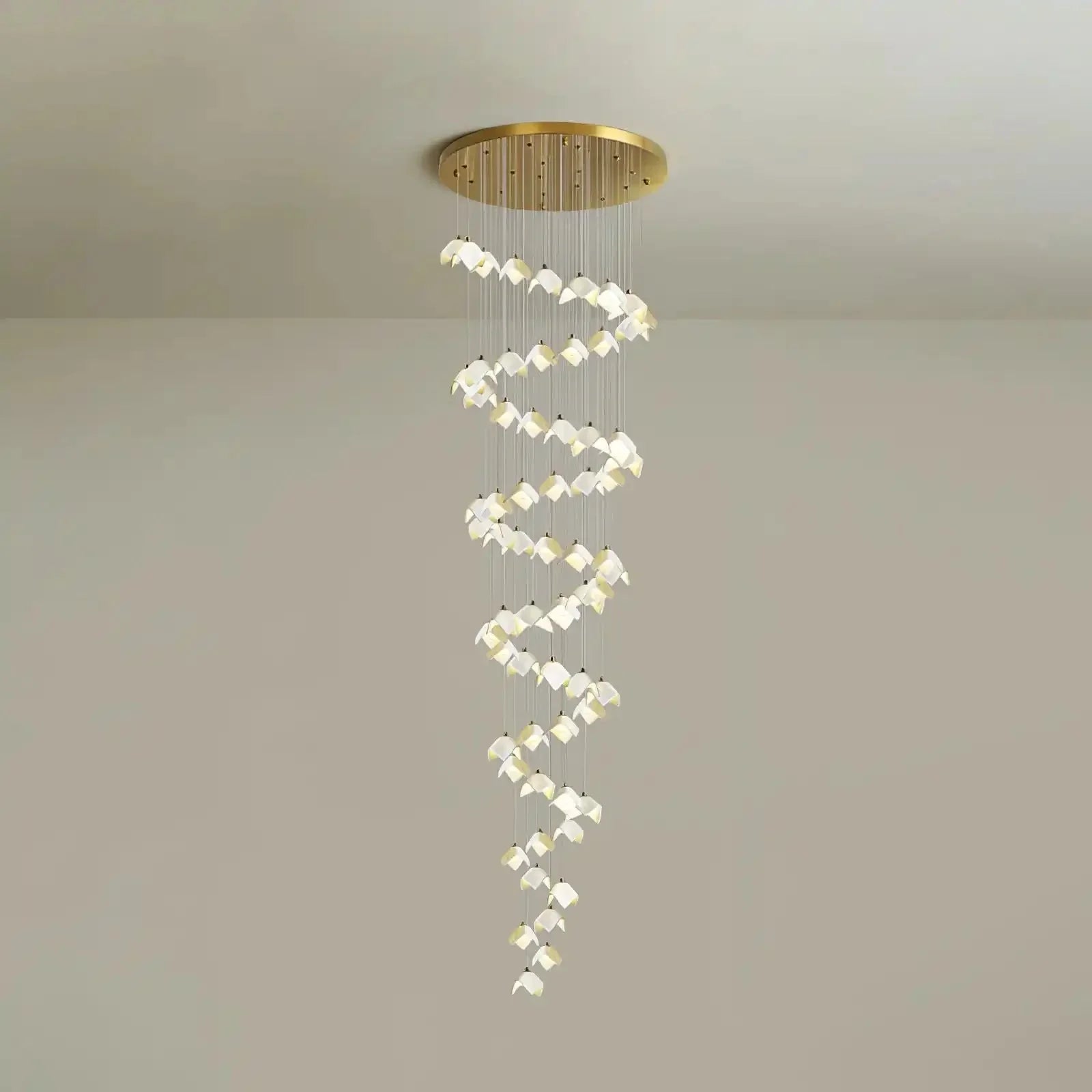 Orlani Bloom Cascade Stairs Chandelier - Joyfuzzy