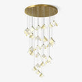 Orlani Bloom Cascade Stairs Chandelier - Joyfuzzy