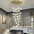 Orlani Bloom Cascade Stairs Chandelier - Joyfuzzy