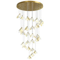 Orlani Bloom Cascade Stairs Chandelier - Joyfuzzy