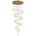 Orlani Bloom Cascade Stairs Chandelier - Joyfuzzy