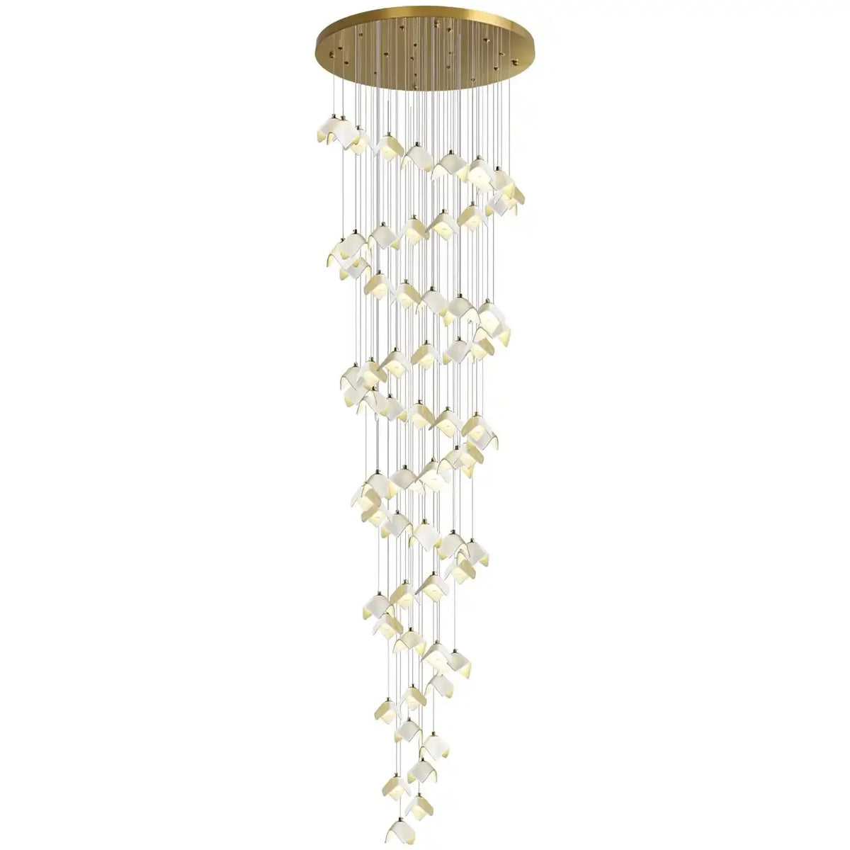 Orlani Bloom Cascade Stairs Chandelier - Joyfuzzy