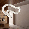 Oslo Infinity Symmetrical Entryway Alabaster Pendant Light - Joyfuzzy