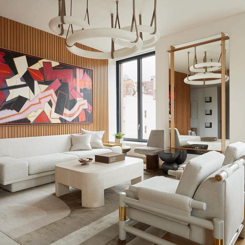 Oslo Pendant Alabaster Chandelier, Halo Ring Chandelier
