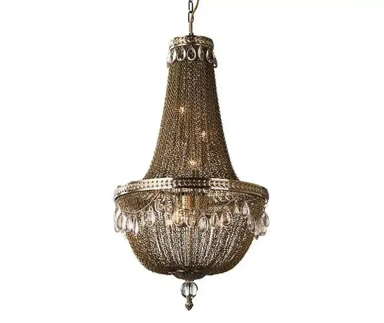 Oversize Modern Metal Art Luxury Crystal Chandelier for Duplex Hall/Staircase/Villa/Foyer - Joyfuzzy