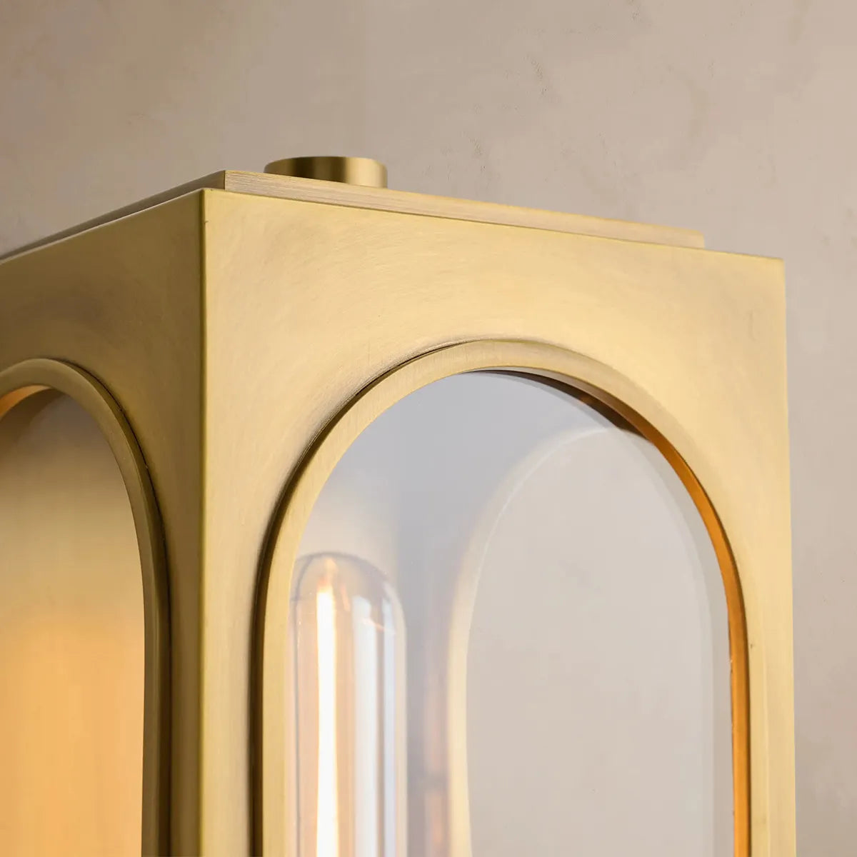 Palladian Outdoor Sconce Brass