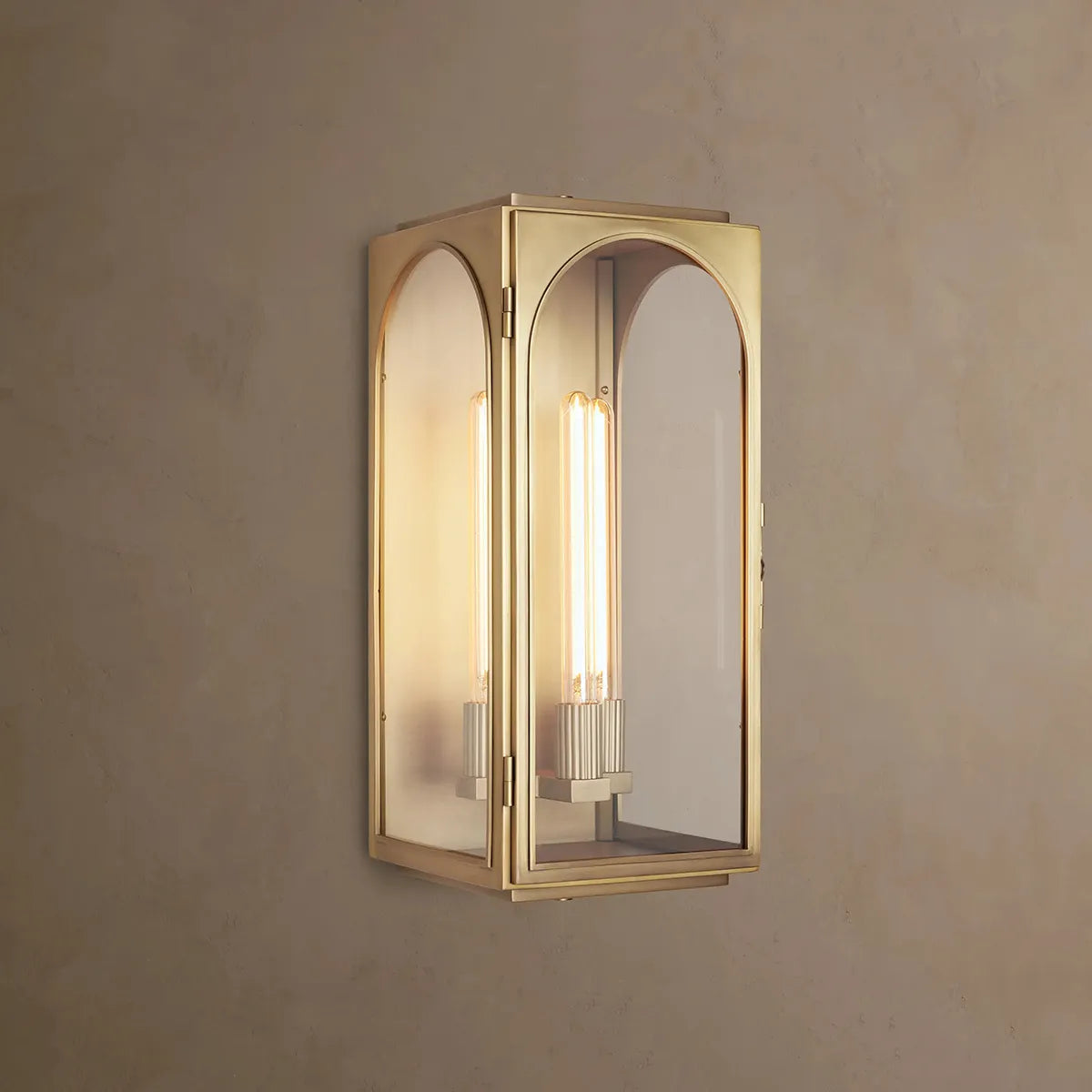 Palladian Outdoor Sconce Brass