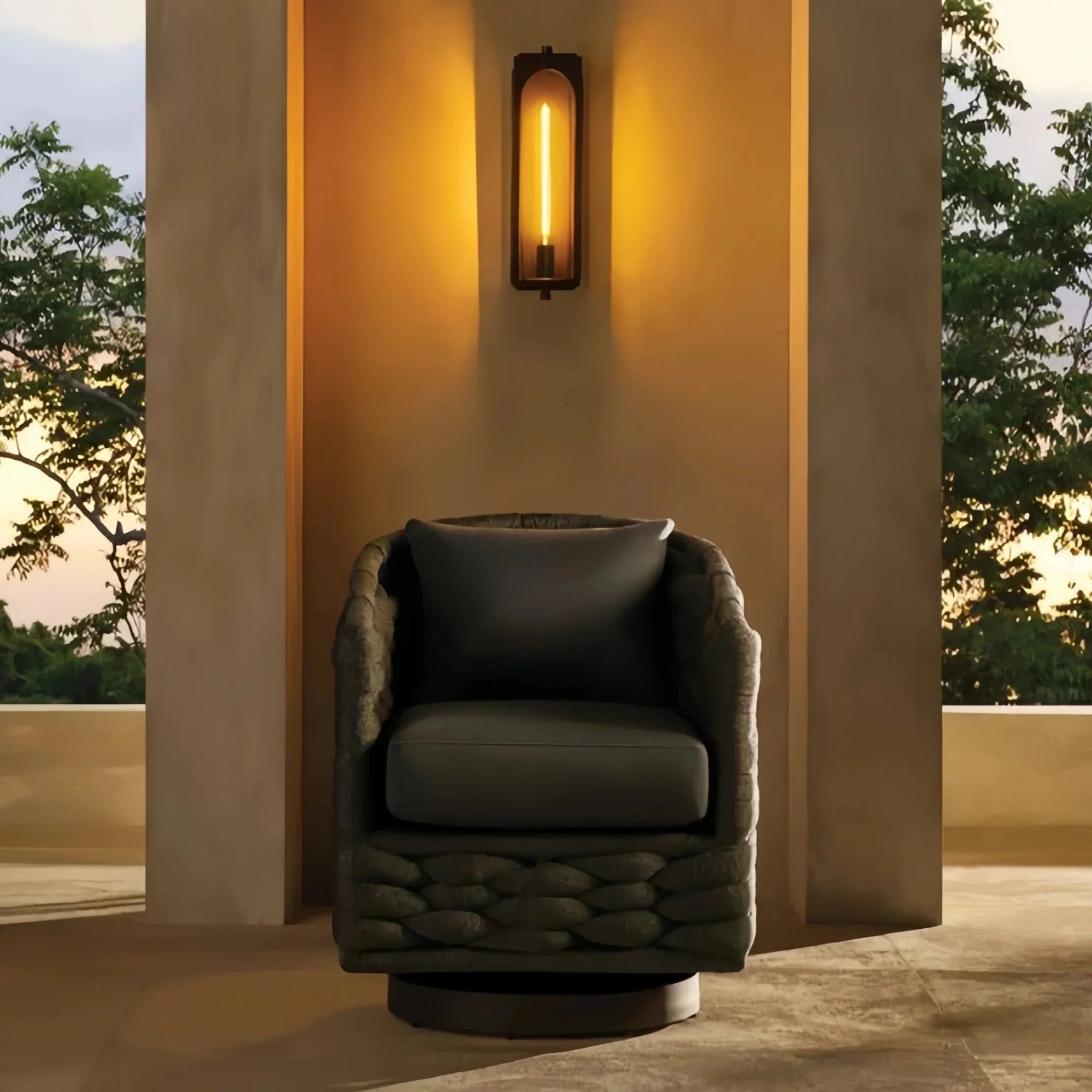 Palladian Outdoor Wall Sconce - Joyfuzzy