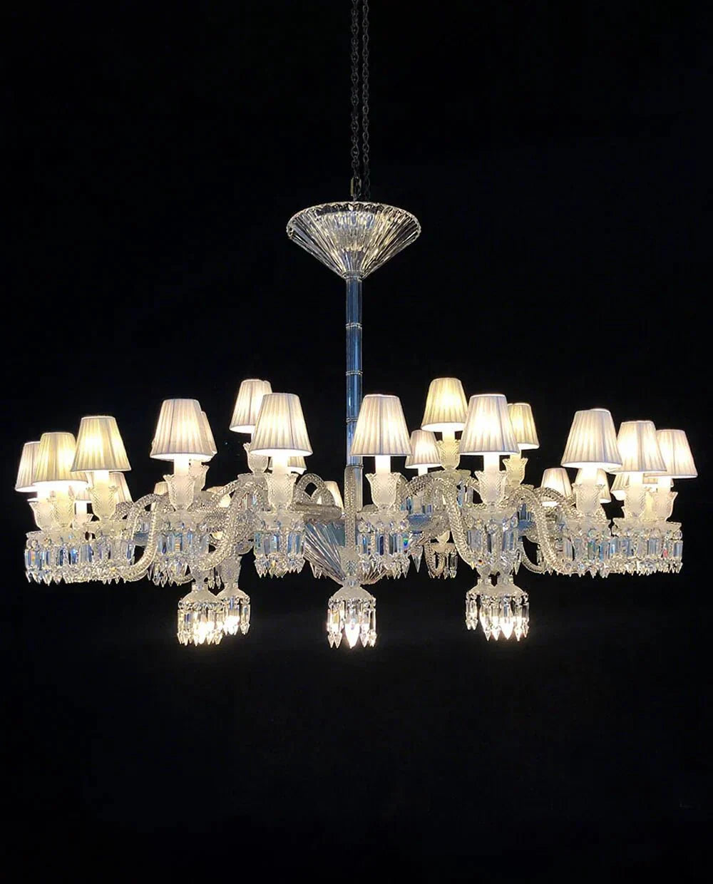 Paris Chandelier High Quality Crystal Chandelier with 36 Lampshades - Joyfuzzy