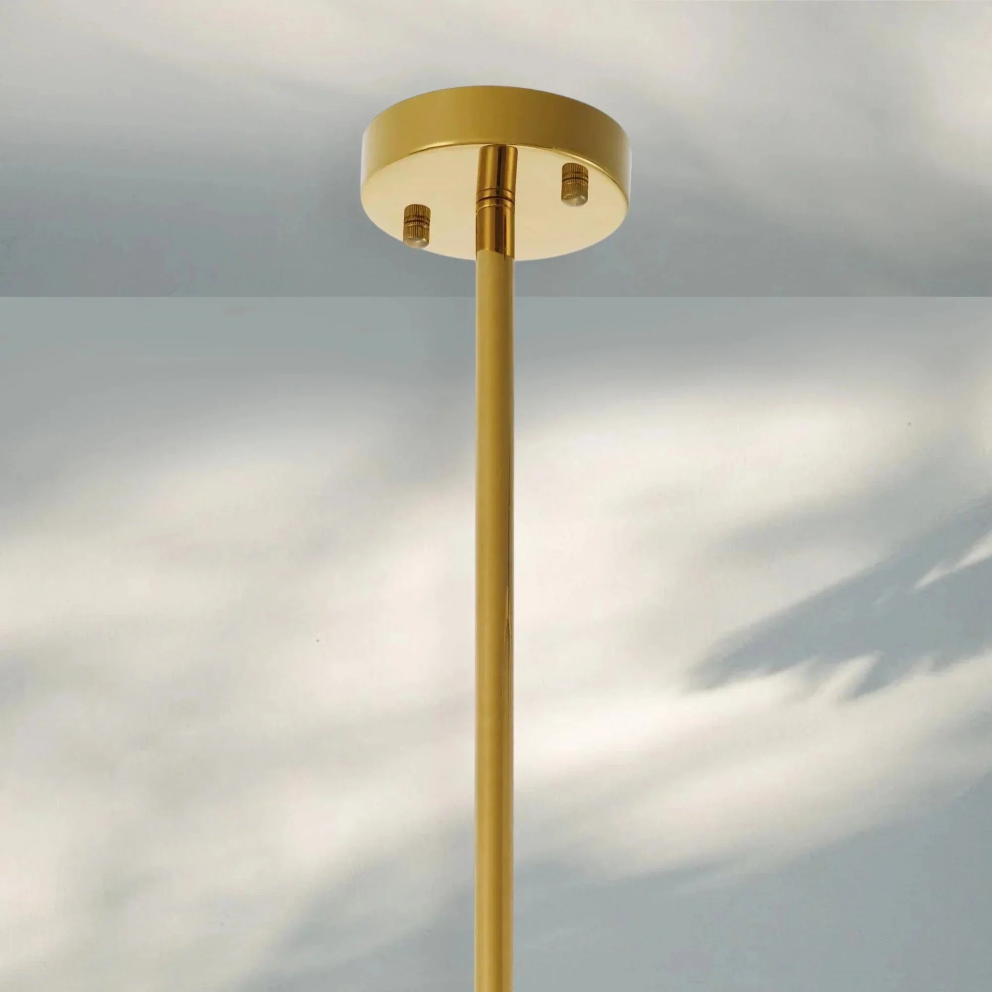 Pearl Alabaster Modern Round Chandelier - Joyfuzzy
