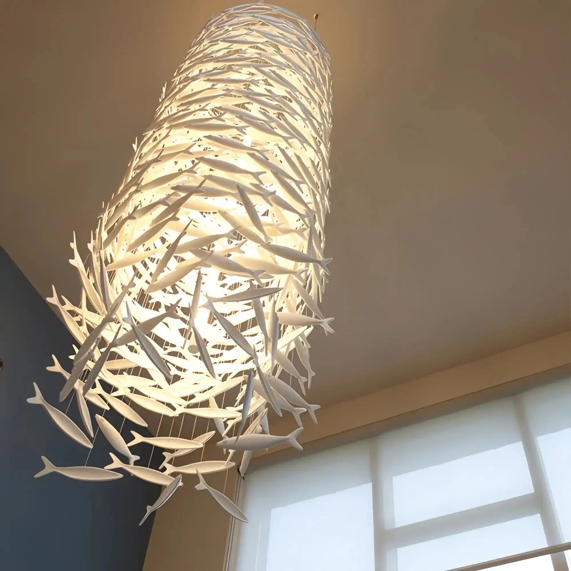 Porcelain Fish Shaped Dining Table Chandelier - Joyfuzzy