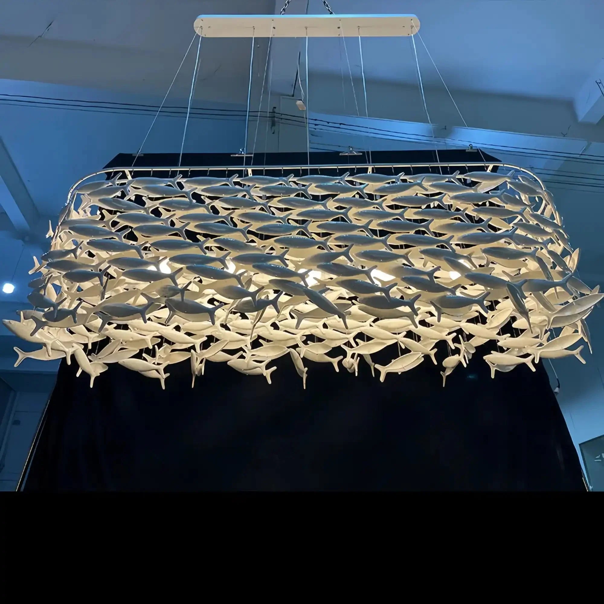 Porcelain Fish Shaped Dining Table Chandelier - Joyfuzzy