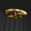 Post - modern Extra - long Pendant Light Fixtures for Staircase/High - ceiling Space/Foyer - 10 Lights: D15.8