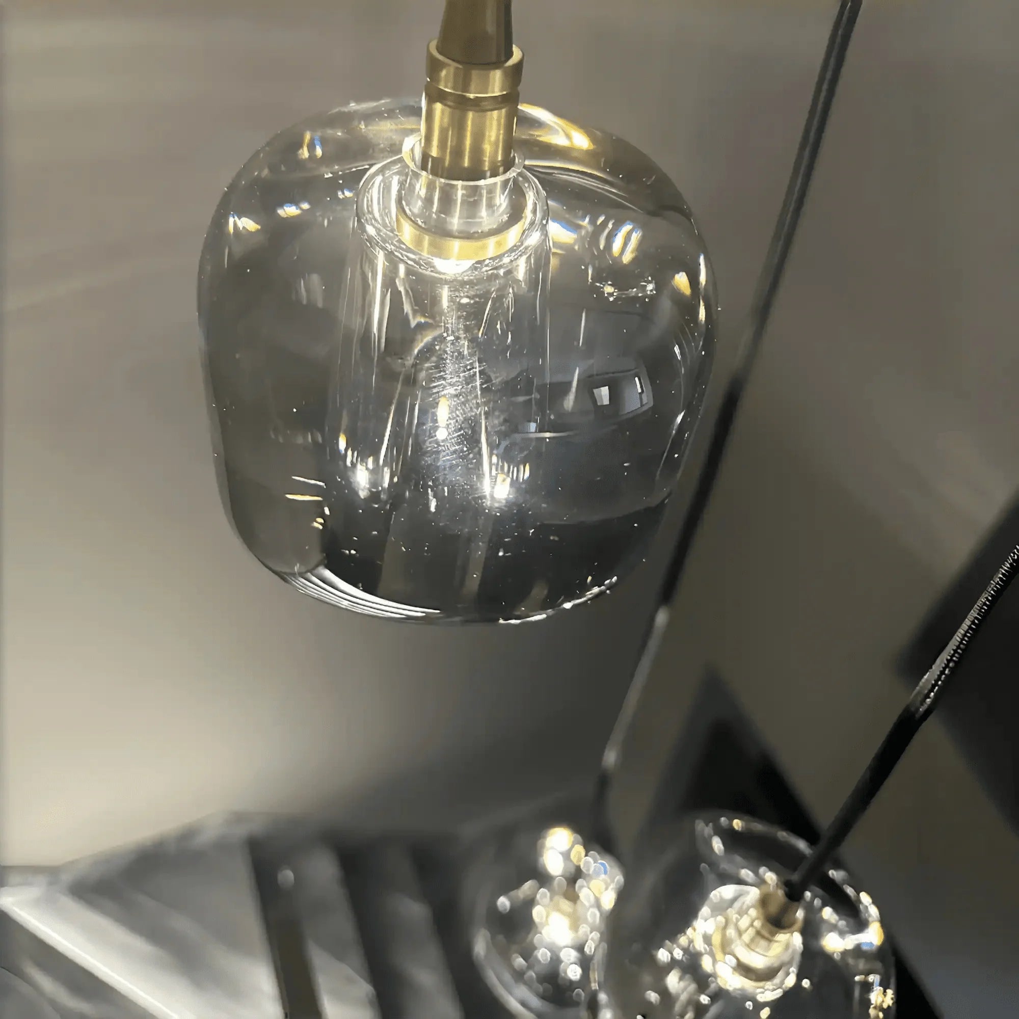 Post - modern Extra - long Pendant Light Fixtures for Staircase/High - ceiling Space/Foyer - 10 Lights: D15.8"AmberWarm LightJoyfuzzy