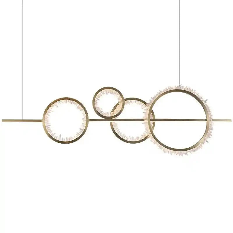 Primary Crystal Cluster Island Chandelier - Joyfuzzy