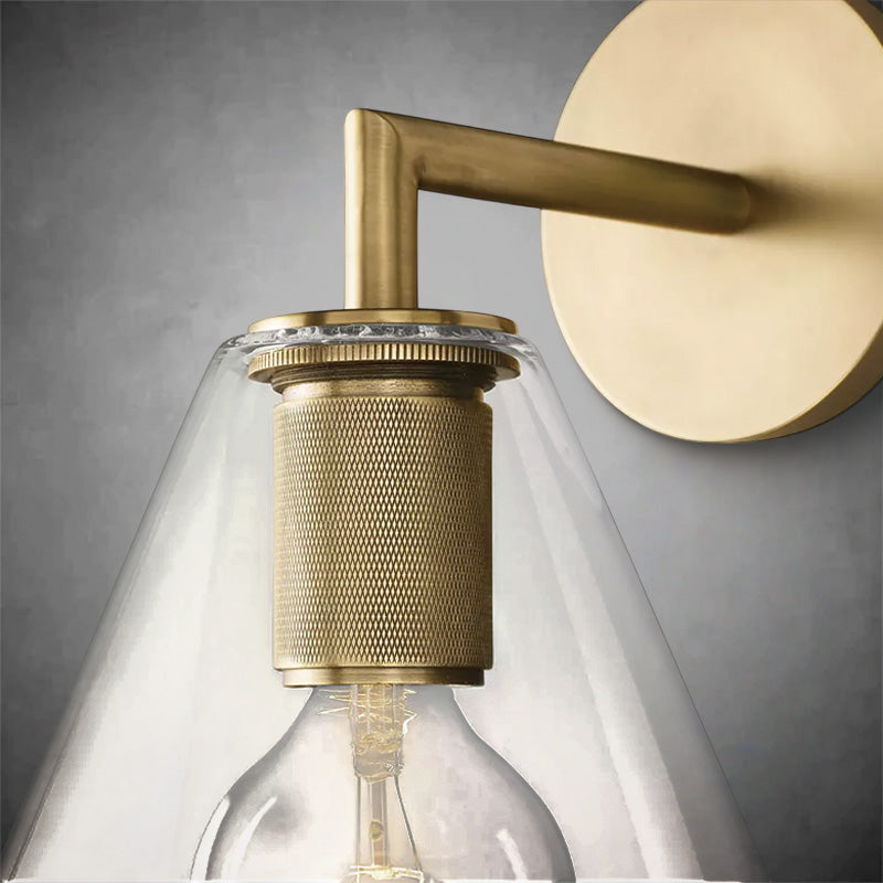 Utifz Funnel Shade Sconce