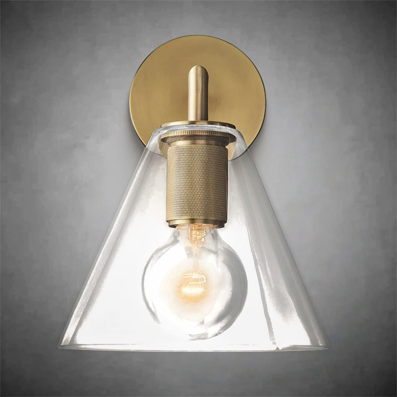 Utifz Funnel Shade Sconce