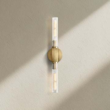 Cannfz Glass Linear Wall Sconce