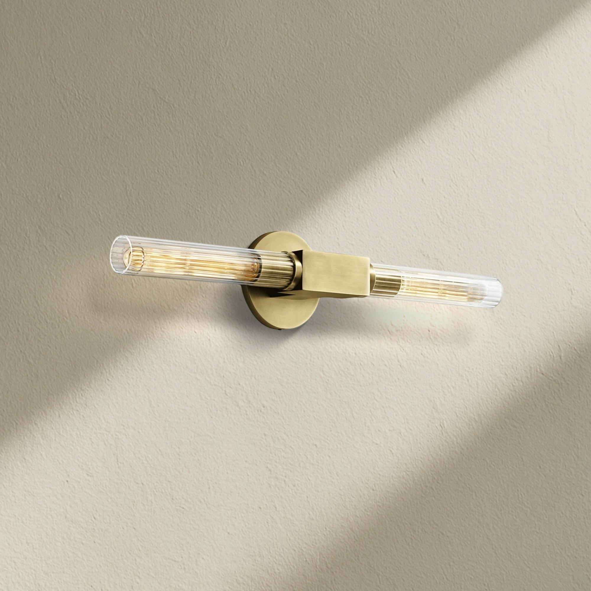 Cannfz Glass Linear Wall Sconce