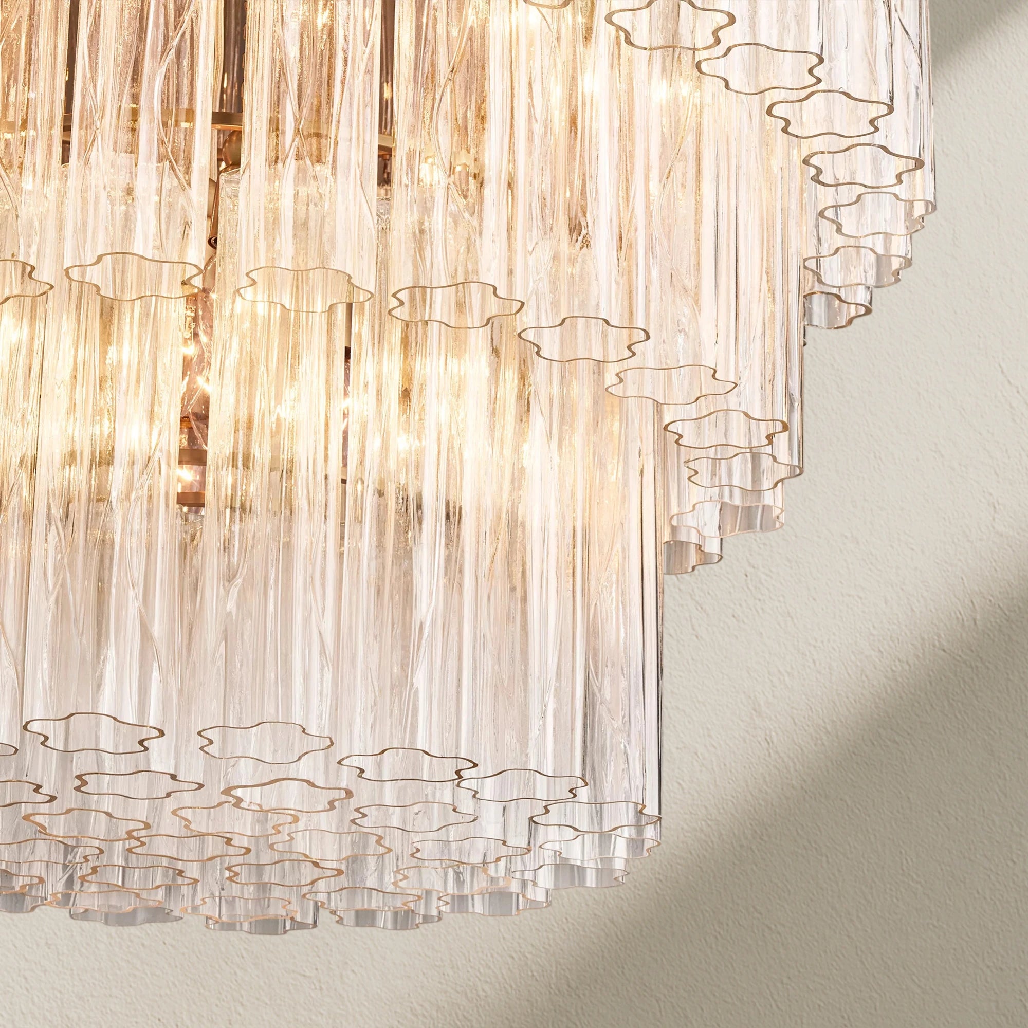 Caefz Round 3-Tier Chandelier 48″