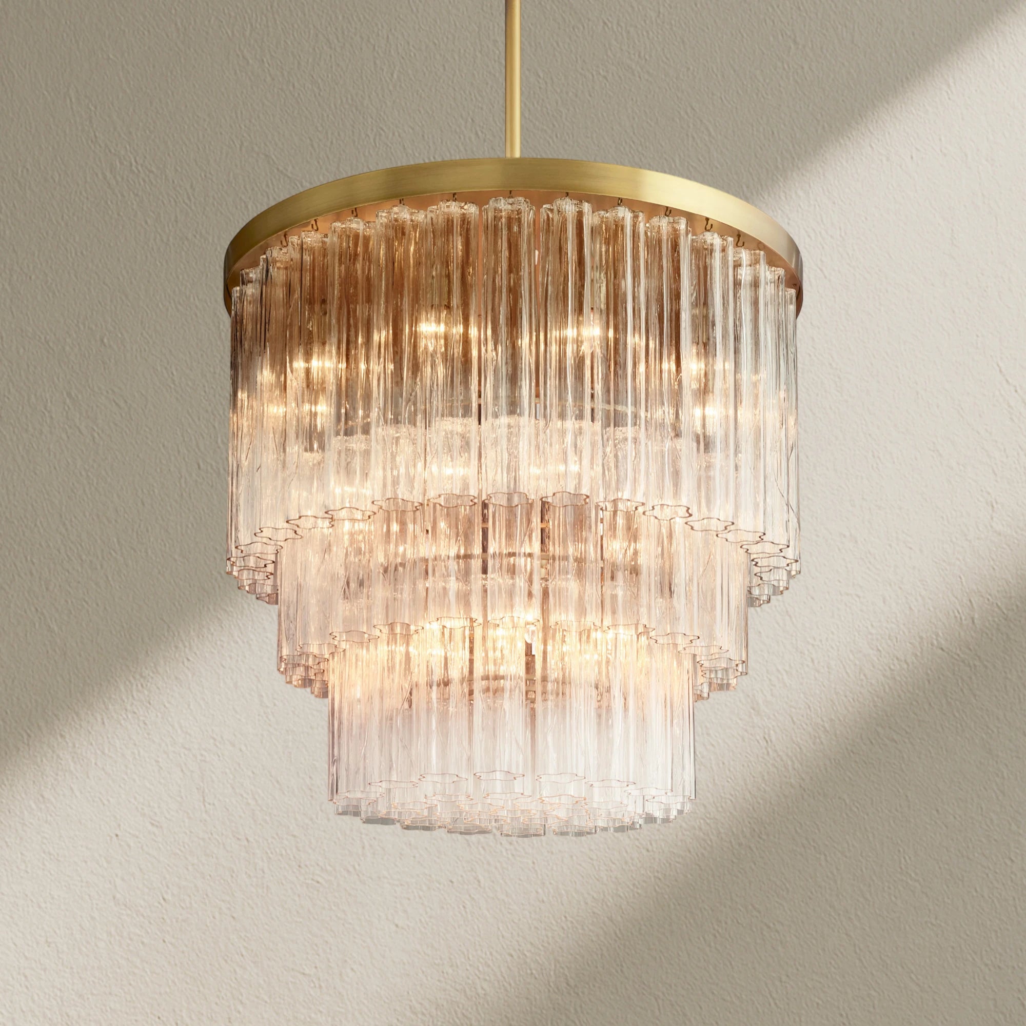 Caefz Round 3-Tier Chandelier 36″