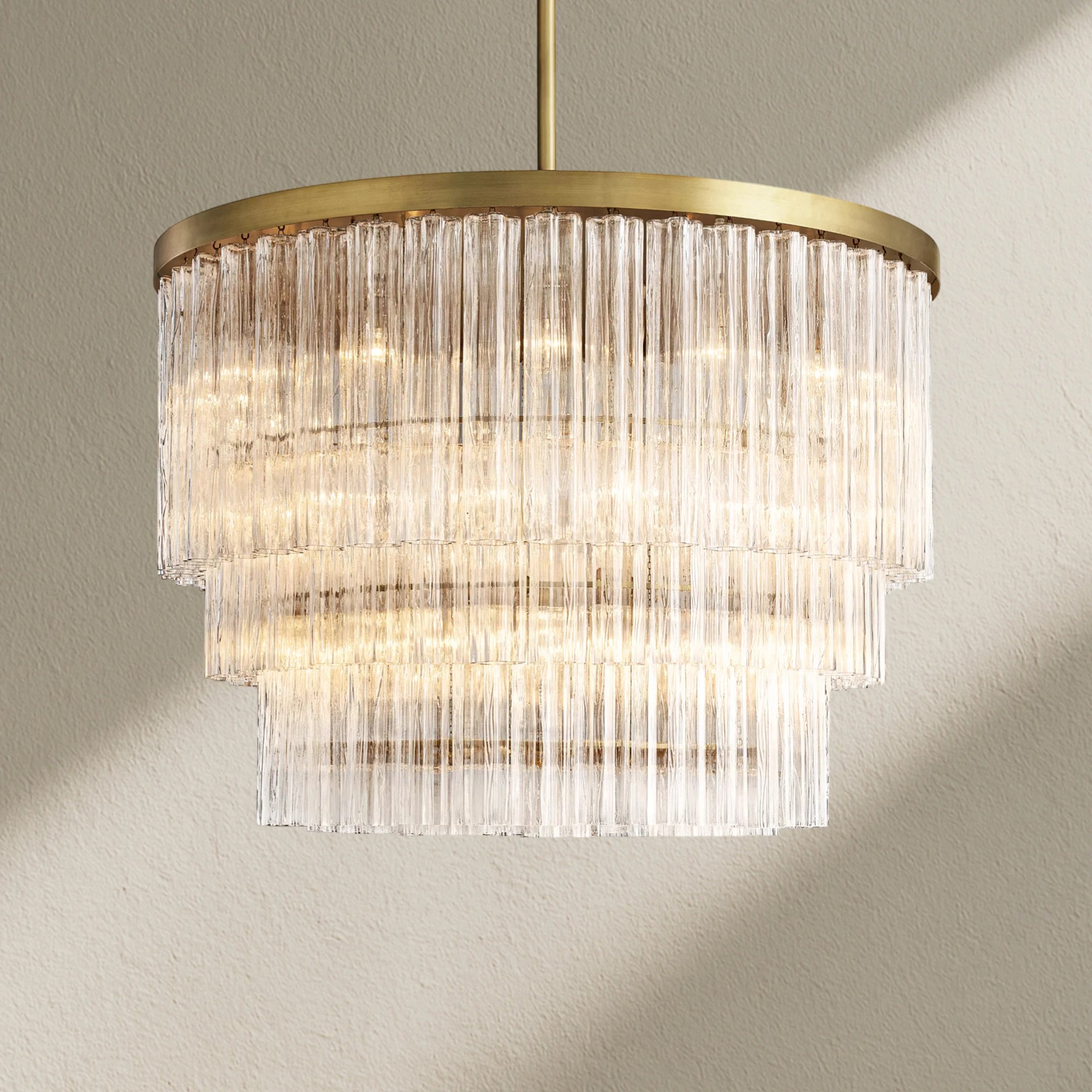 Caefz Round 3-Tier Chandelier 48″