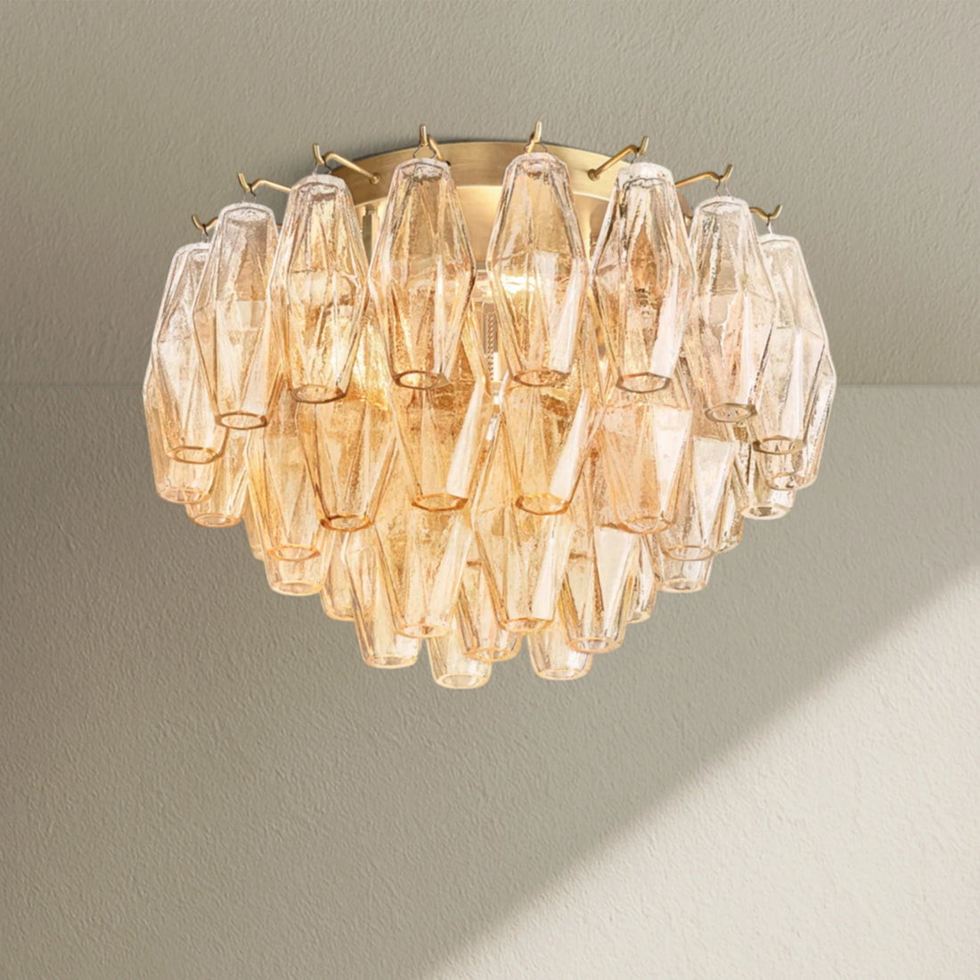 CHRAFZ Glass Flushmount 17"24"