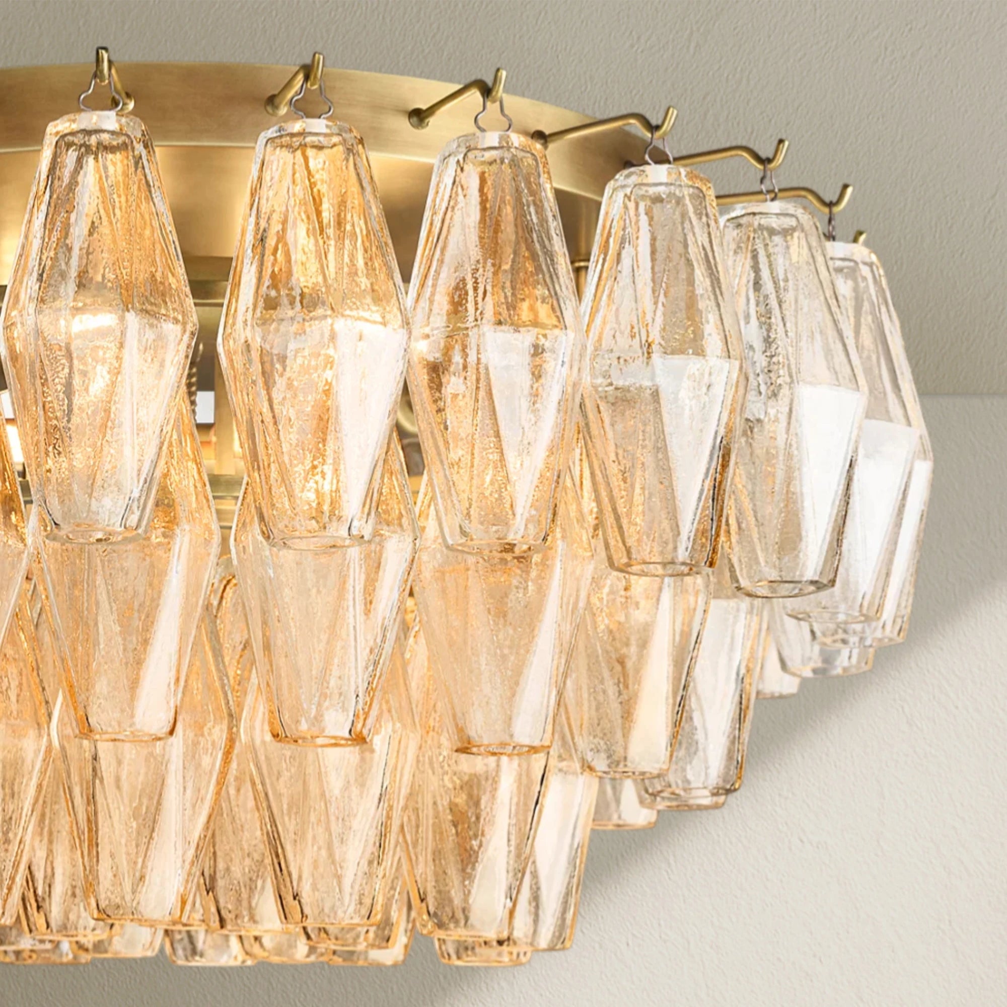 CHRAFZ Glass Flushmount 17"24"