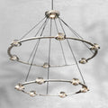 ECLFZ Two-Tier Round Chandelier 48