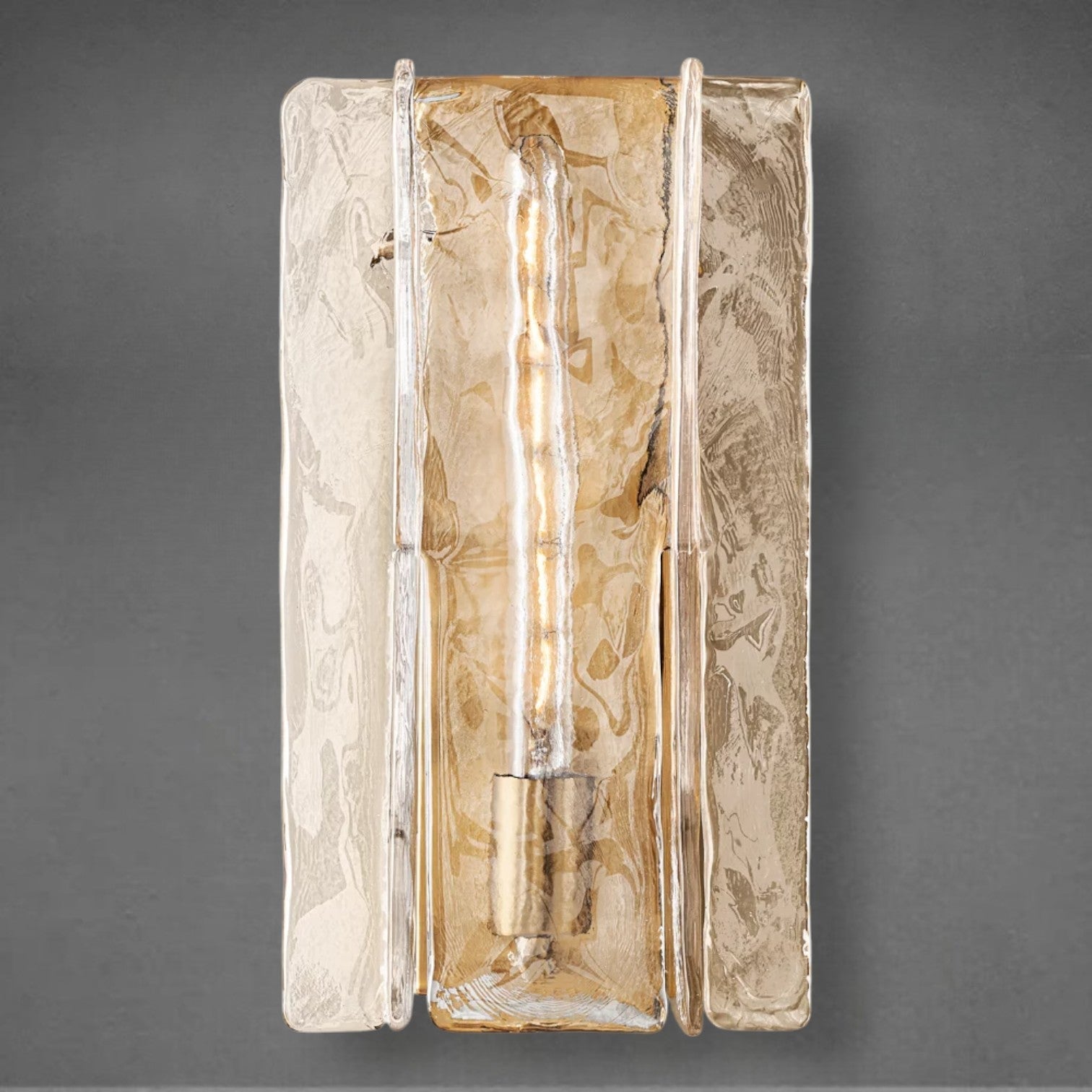 Lafz Clear Glass Sconce 15"
