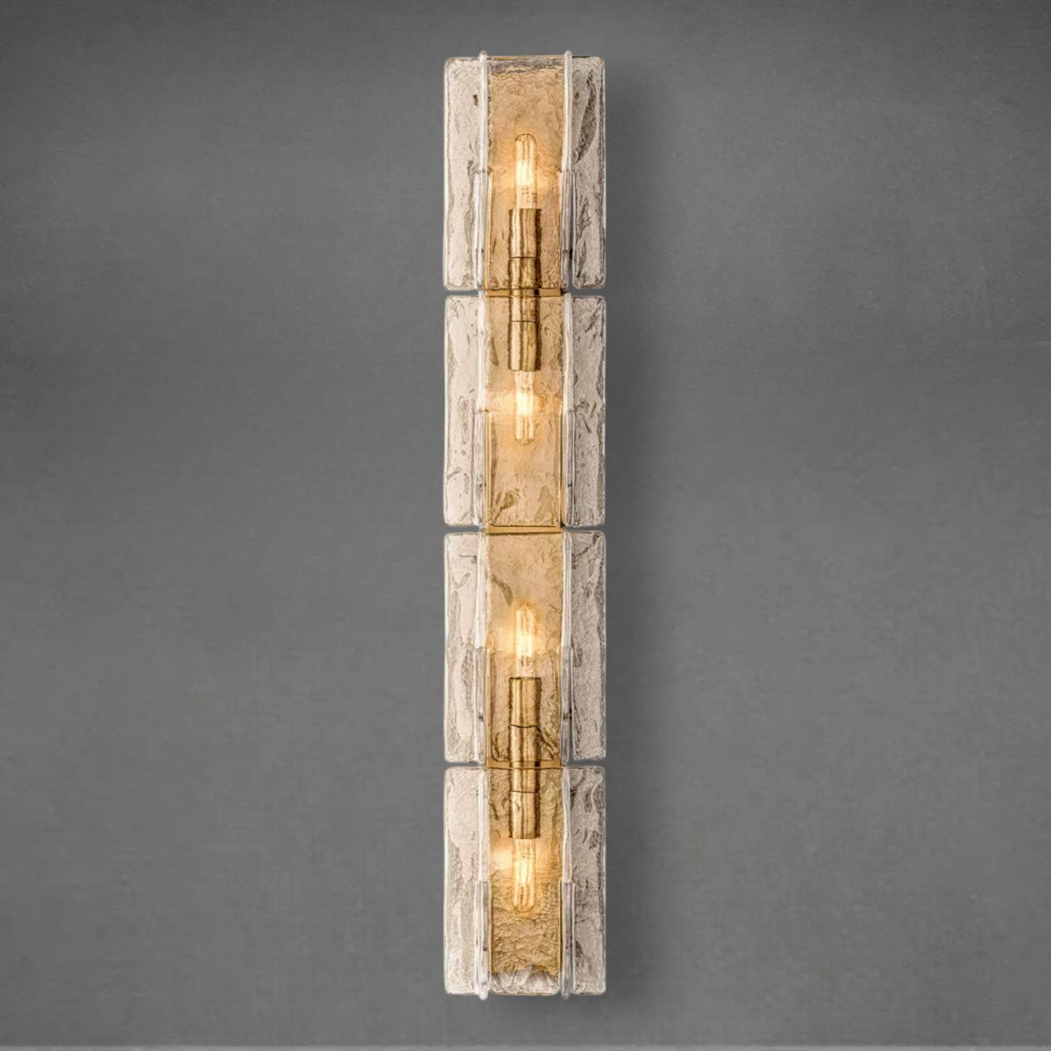 Lafz Smoke Glass Grand Sconce 49"61"