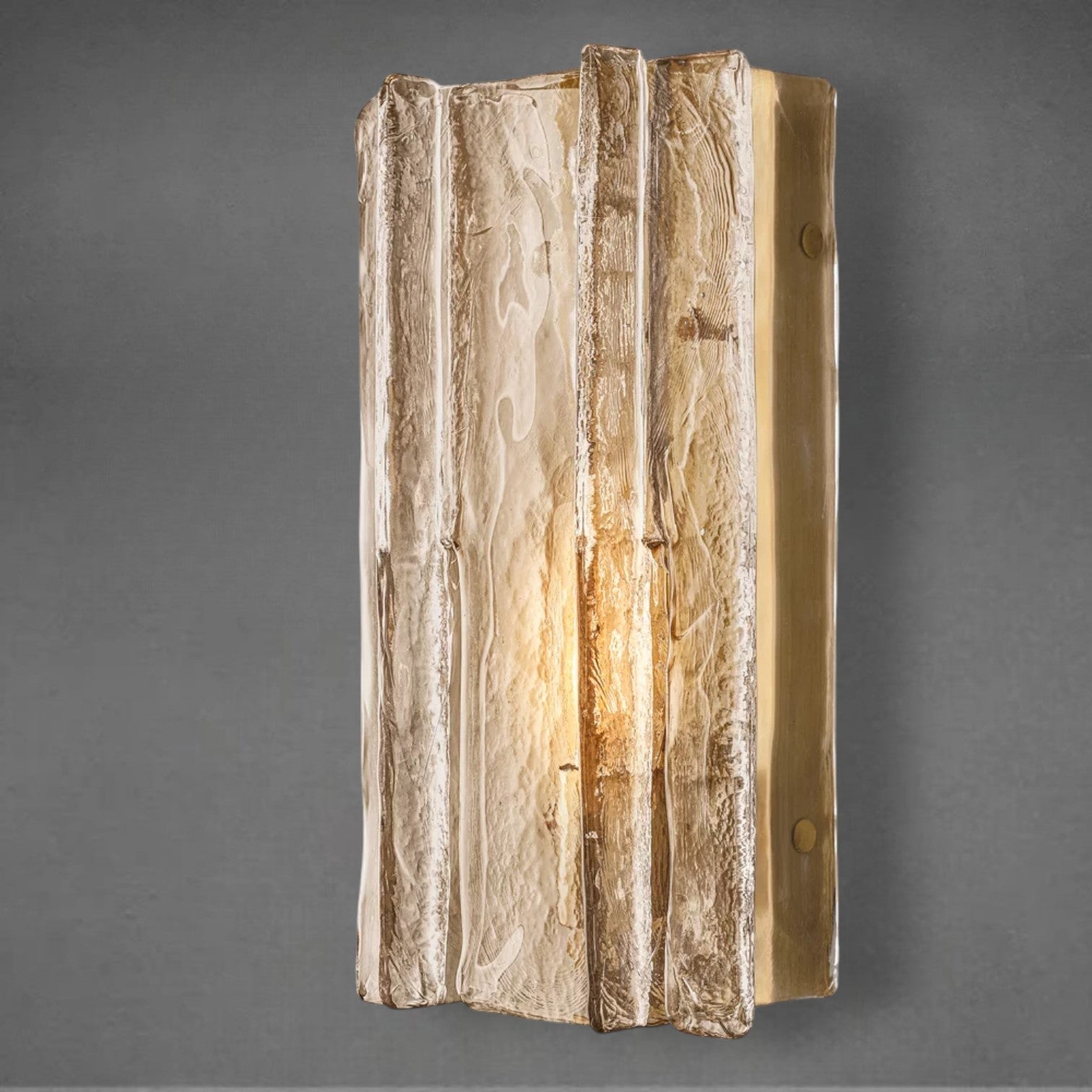 Lafz Smoke Glass Sconce 15"