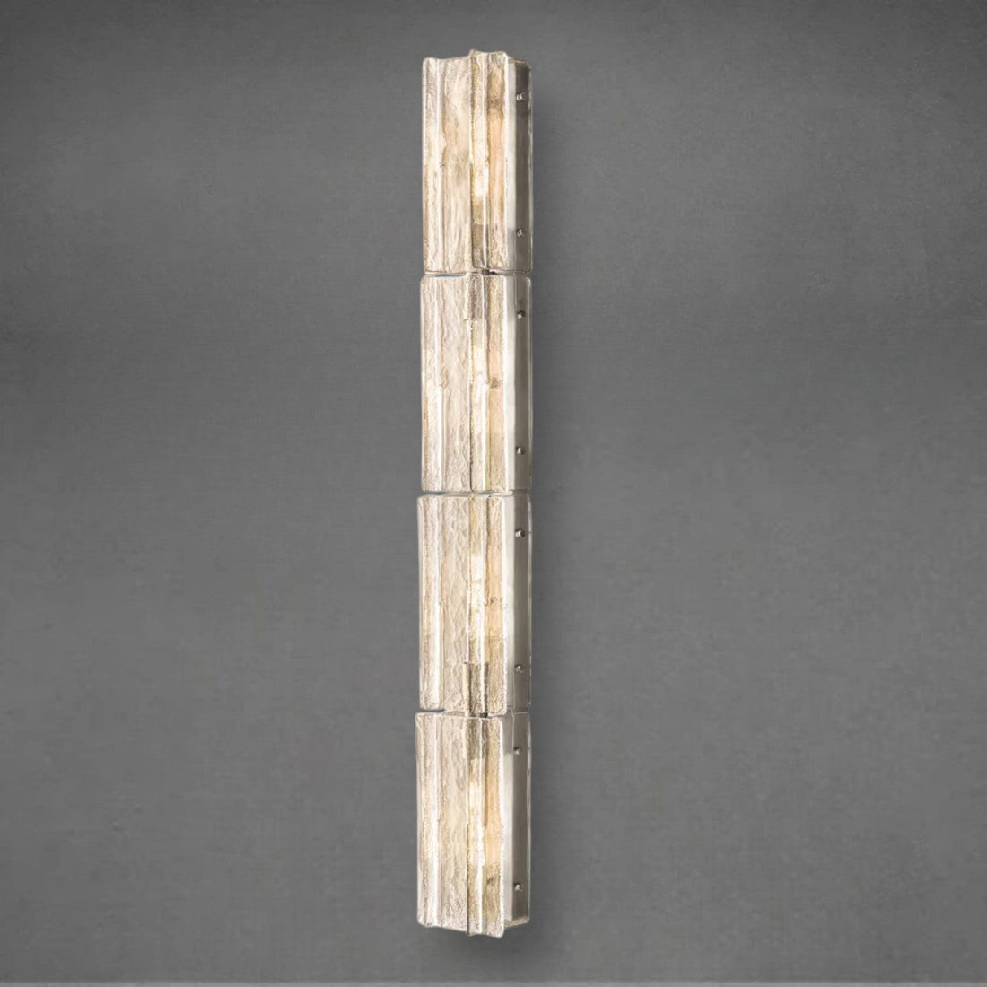 Lafz Clear Glass Grand Sconce 49"61"