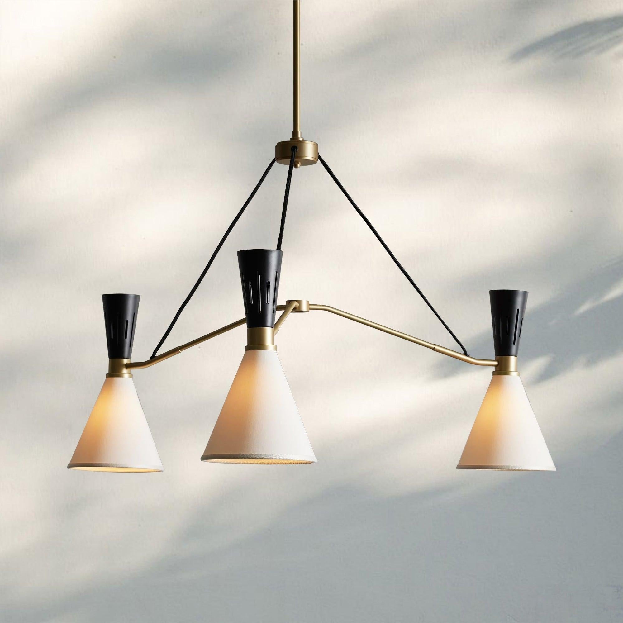 Ramsey 3/5 Lights Round Chandelier - 3 - LightJoyfuzzy