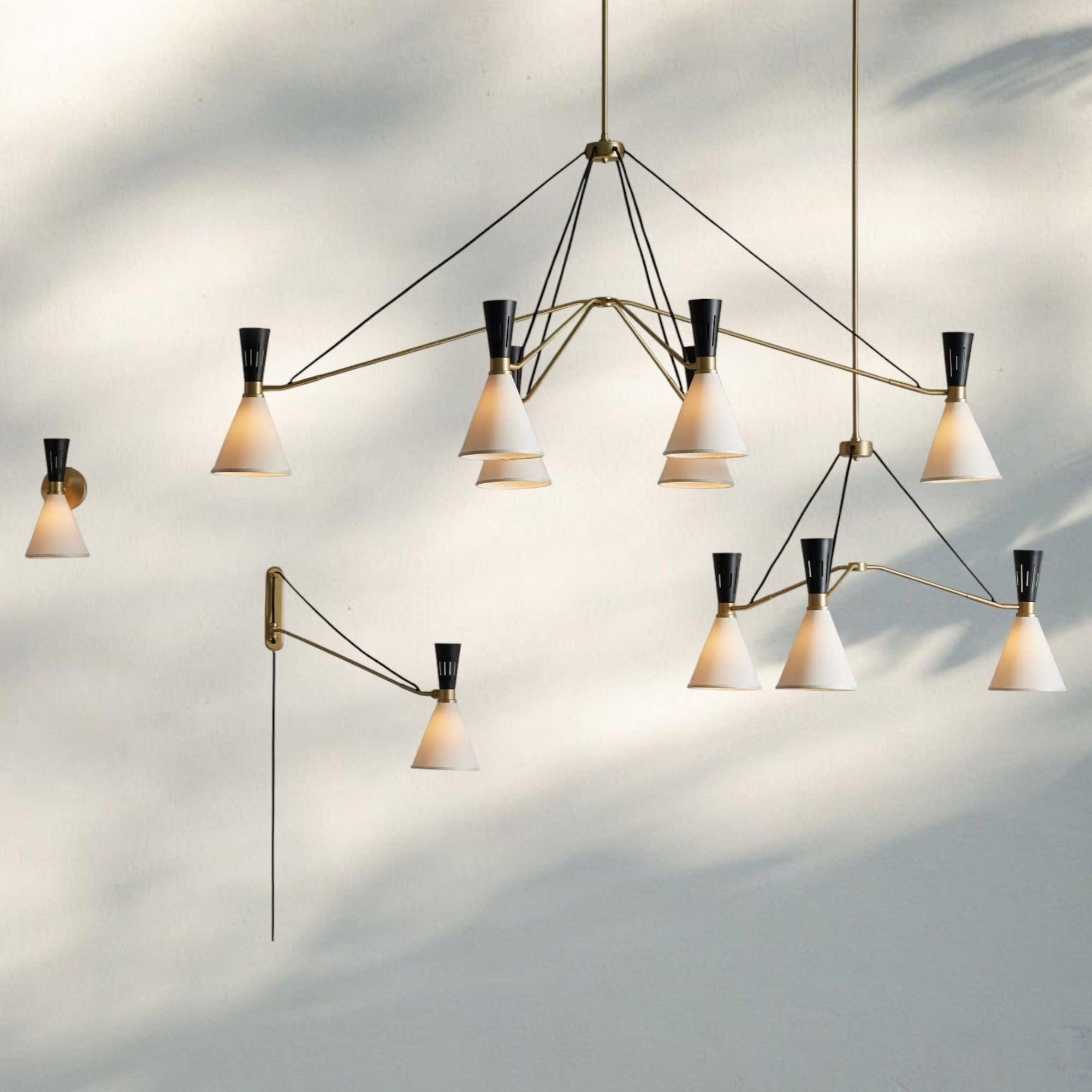 Ramsey 3/5 Lights Round Chandelier - 5 - LightJoyfuzzy