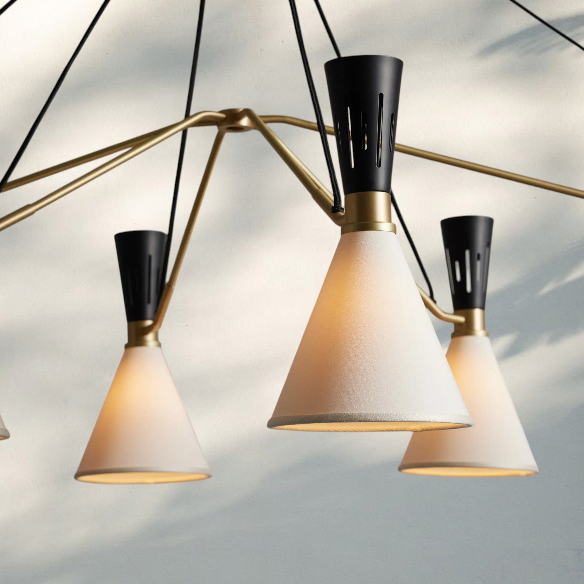 Ramsey 6 - Light Linear Chandelier - Joyfuzzy