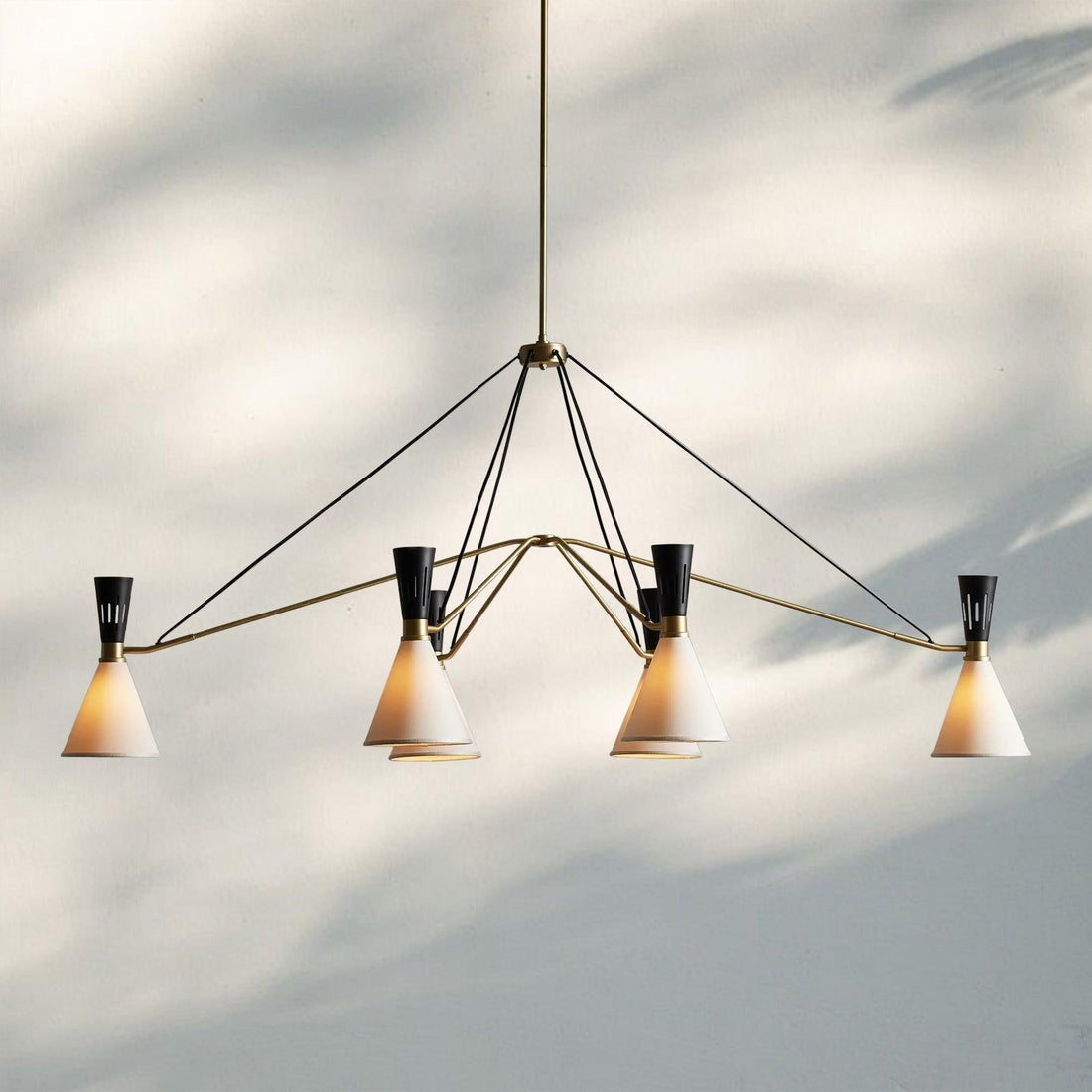 Ramsey 6 - Light Linear Chandelier - Joyfuzzy