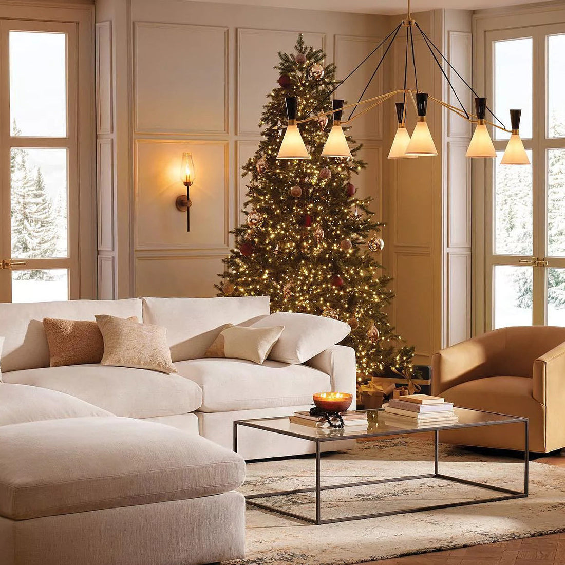 Ramsey Round Chandelier