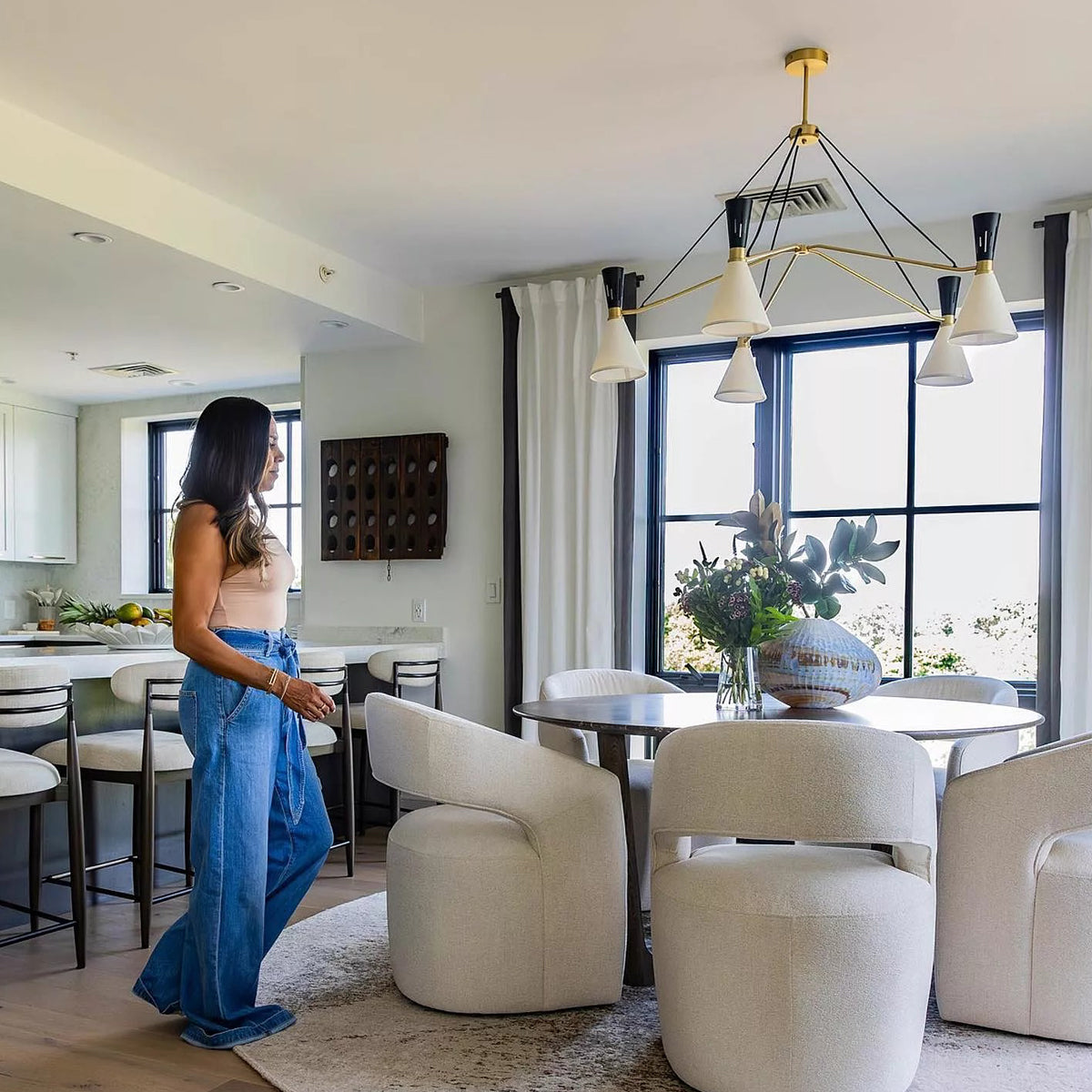 Ramsey Round Chandelier
