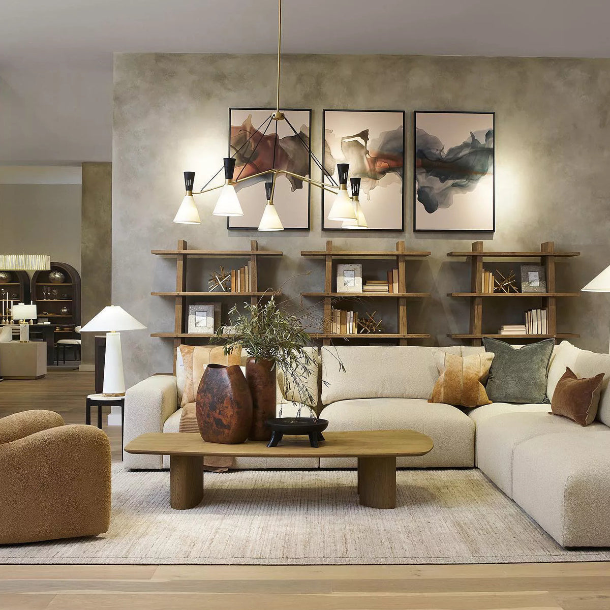 Ramsey Round Chandelier