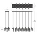 Ranti Linear Chandelier - Joyfuzzy