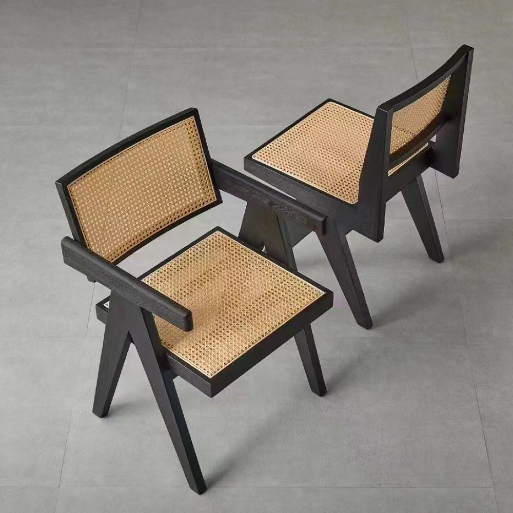 Rattan Dining Chairs - Mid Century Modern Dining Set for Timeless Dining Room