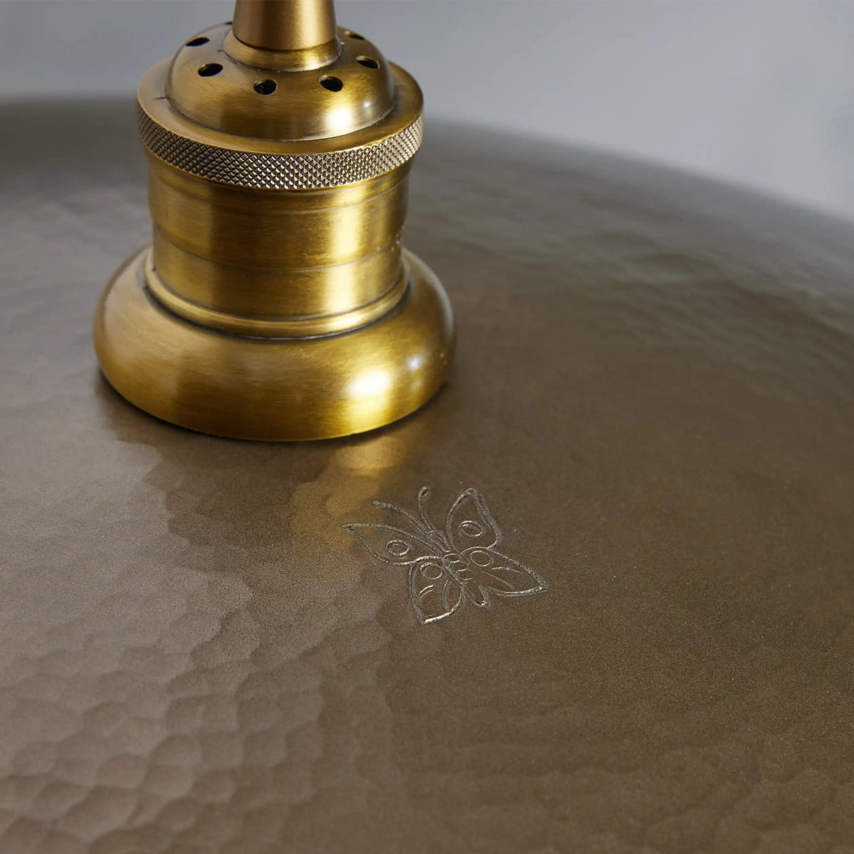 Recycled Metal Fan Brass