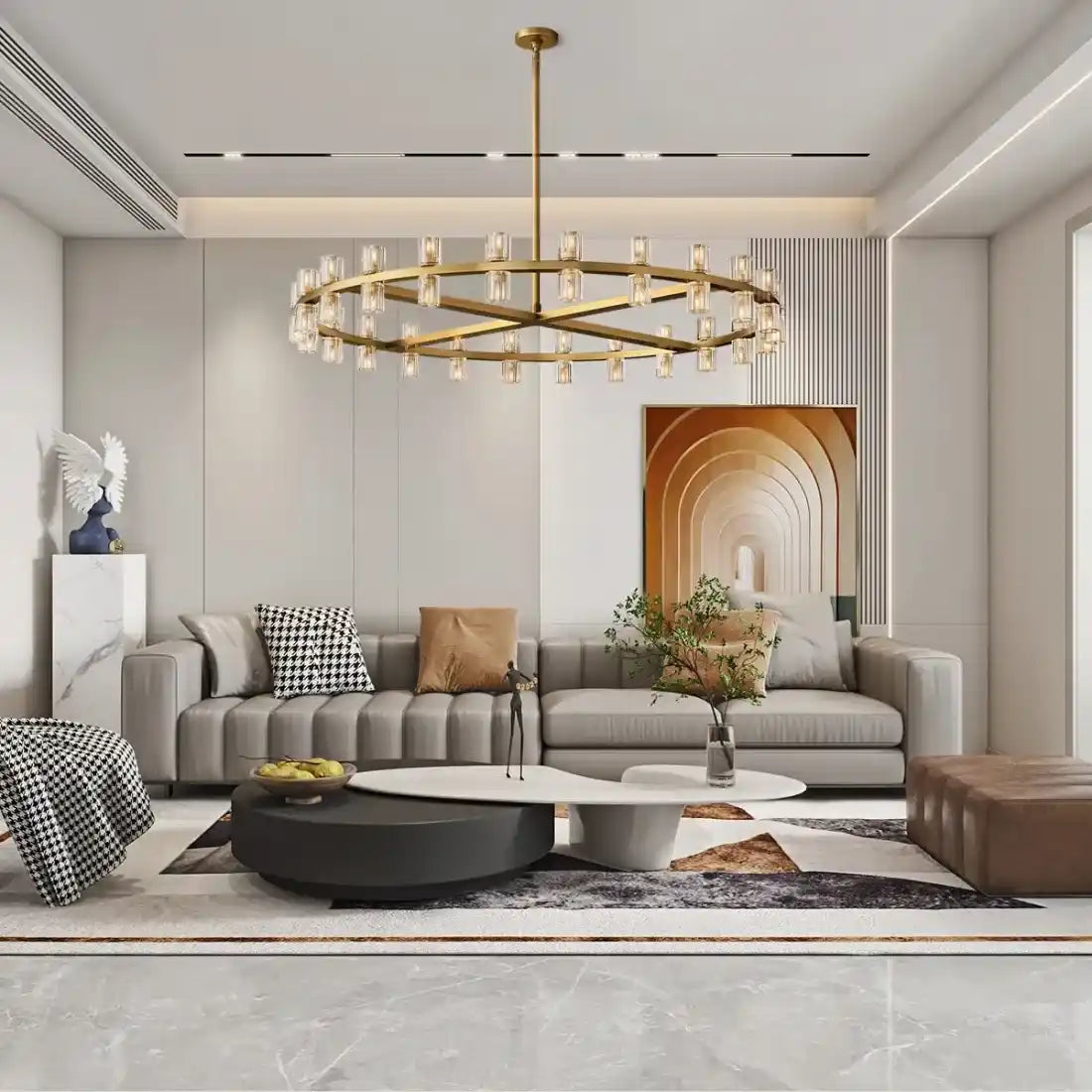 Reger Round Chandelier 36" 48" 60" for Dining Room