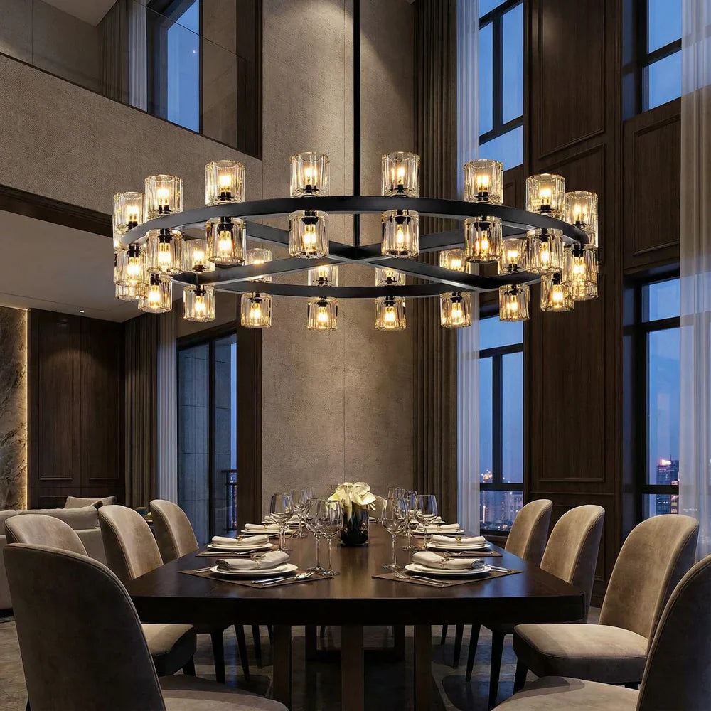Reger Round Chandelier 36" 48" 60" for Dining Room